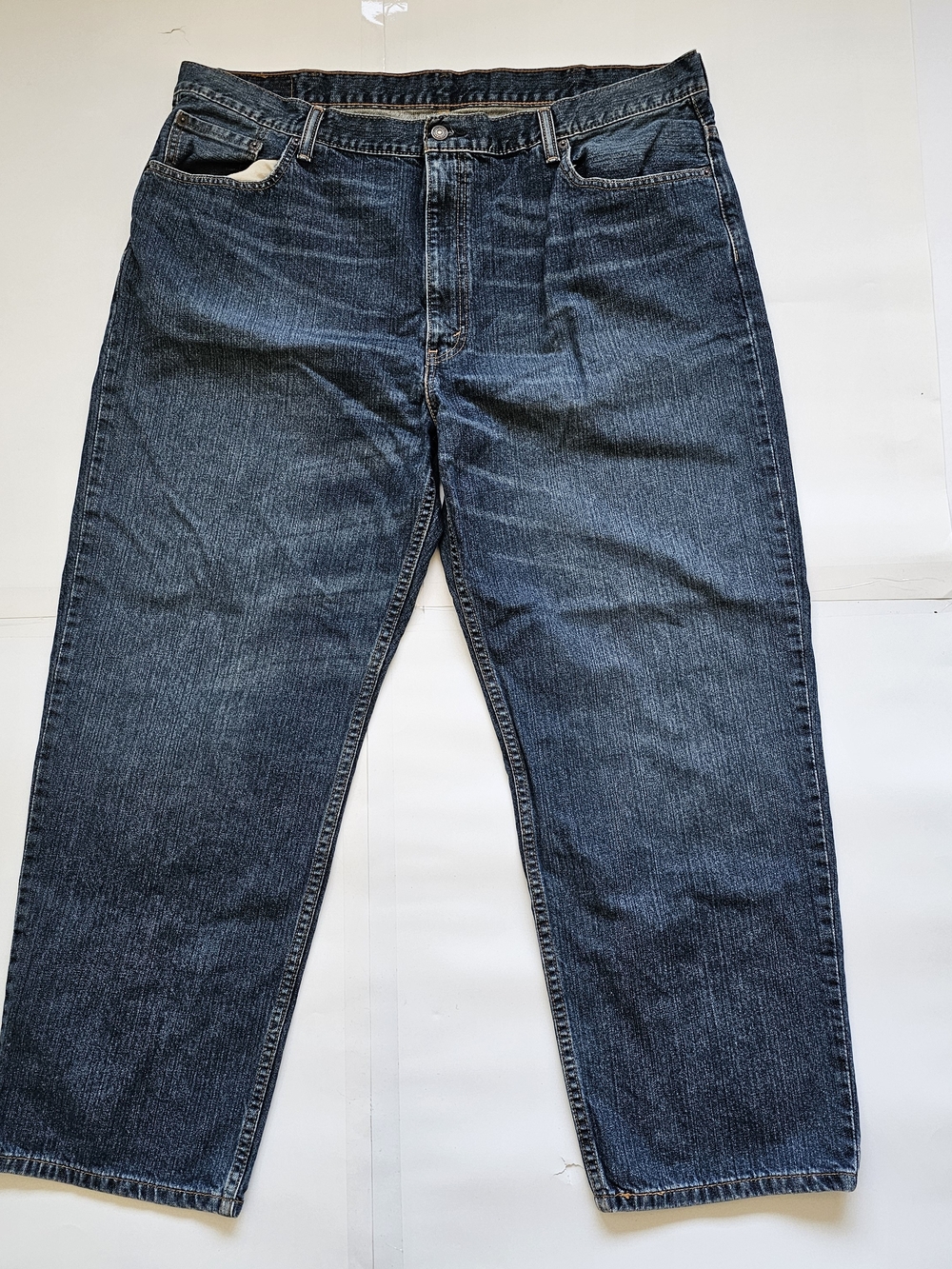 Levi's 550 Blue Straight-Leg Denim Jeans